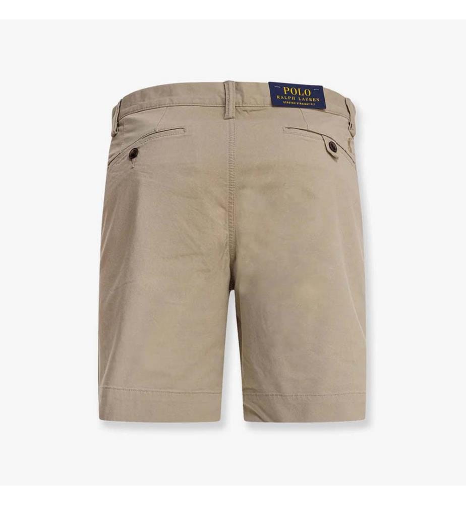 Short en Coton stretch Bedford - Kaki Tan