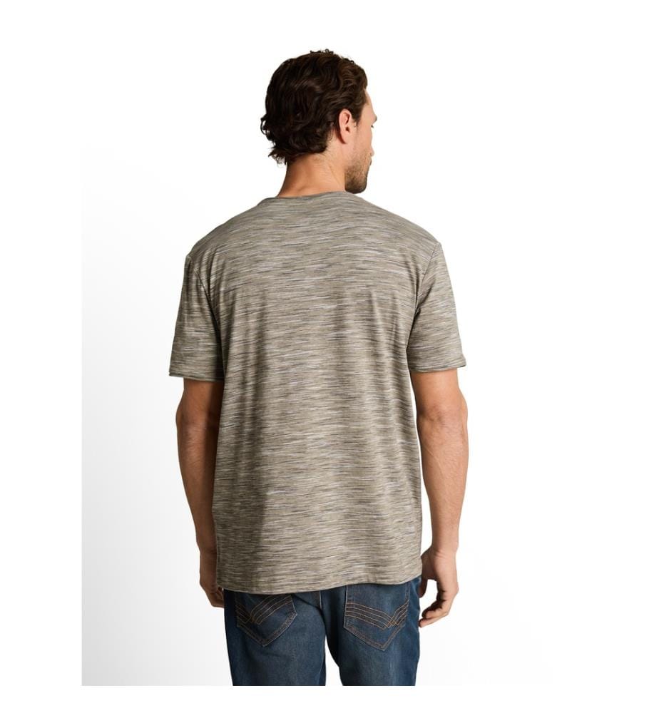 T-Shirt Spacedye - Vert olive Multi Inject