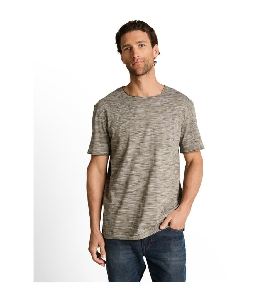 T-Shirt Spacedye - Vert olive Multi Inject