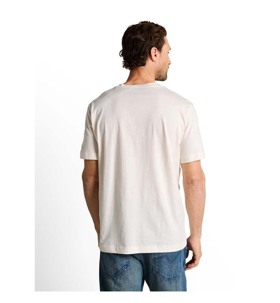 T-shirt avec imprimé - Gardenia White