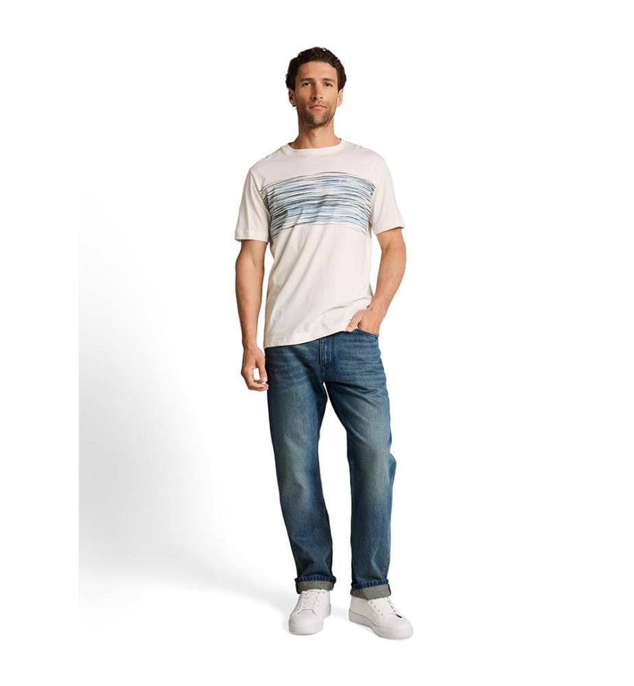T-shirt avec imprimé - Gardenia White