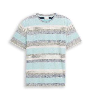 T-shirt à rayures intérieures - River Teal Multi Color Stripe