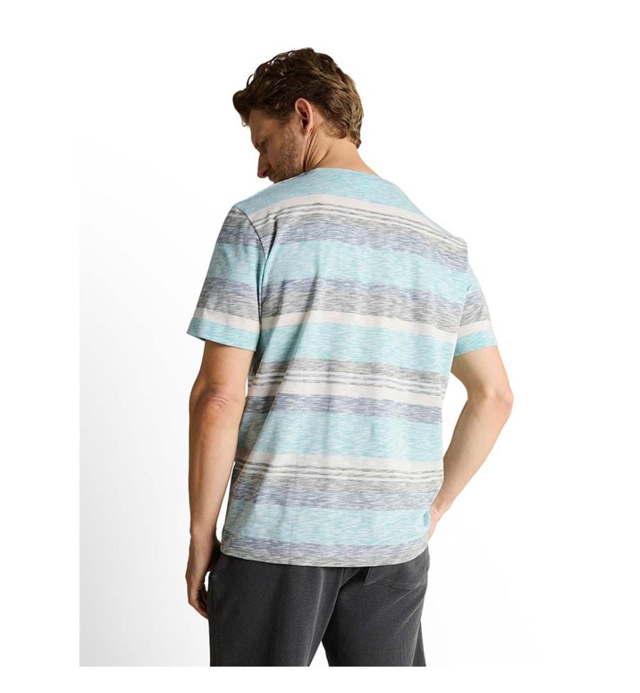 T-shirt à rayures intérieures - River Teal Multi Color Stripe