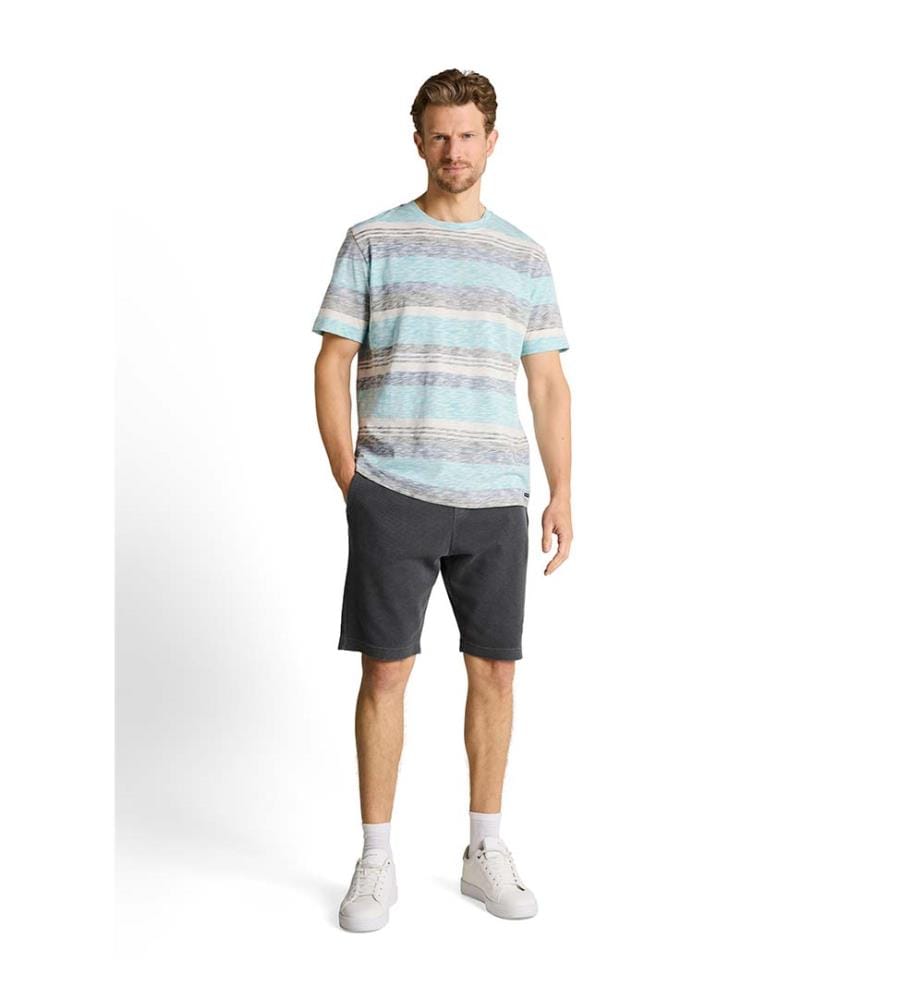 T-shirt à rayures intérieures - River Teal Multi Color Stripe