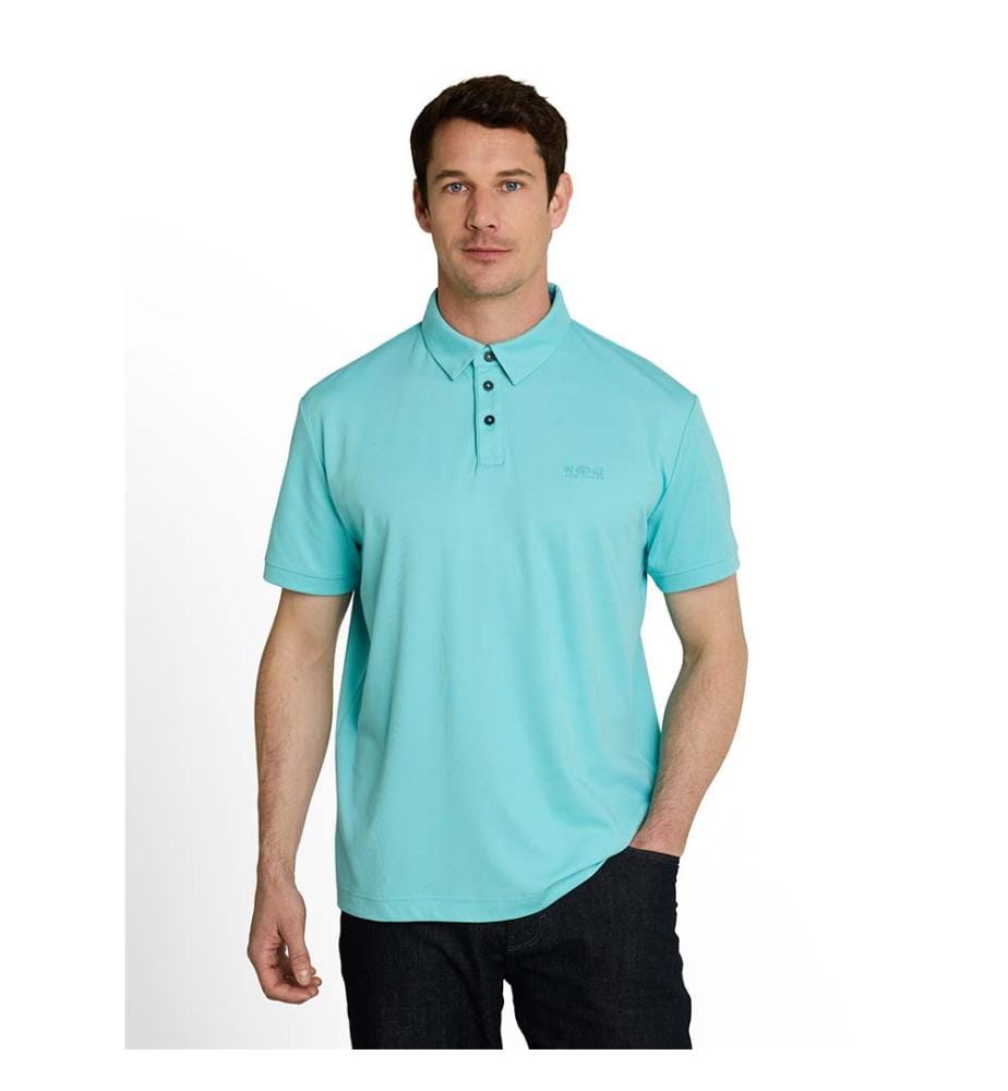 Polo avec logo imprimé - River Teal Two Tone