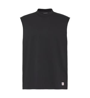 Débardeur jersey logo - Noir