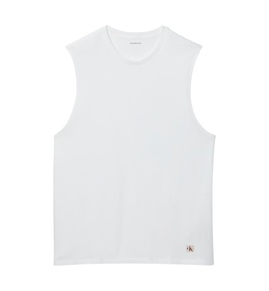 Débardeur jersey logo - Blanc