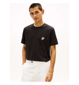 T-Shirt Script Monogram Swimshop - Noir