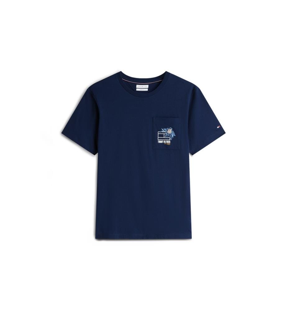 Summer Floral T-shirt – Navy
