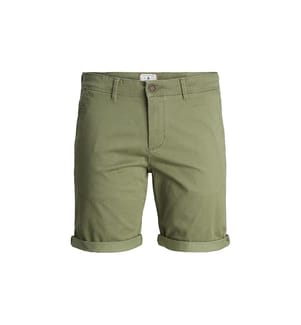 Short chino Bowie coupe classique pour homme - Vert lichen foncé