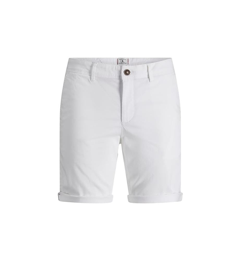 Short chino Bowie coupe classique pour homme - Blanc