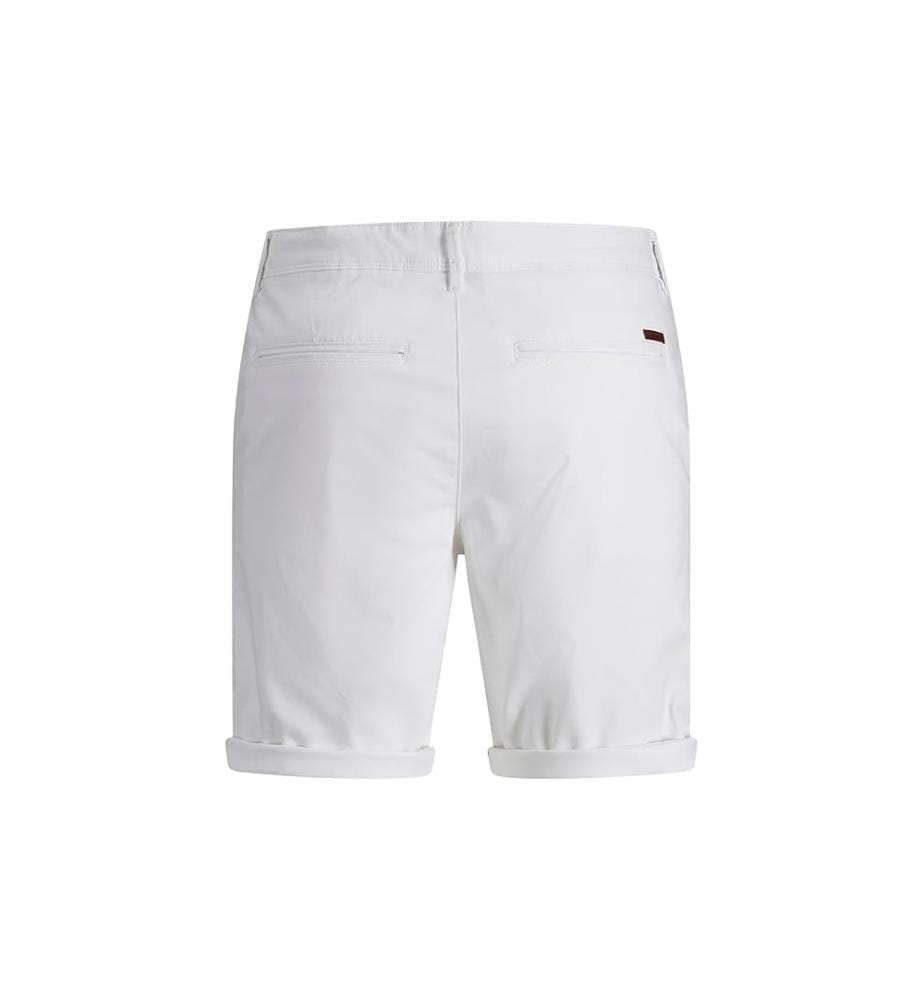 Short chino Bowie coupe classique pour homme - Blanc