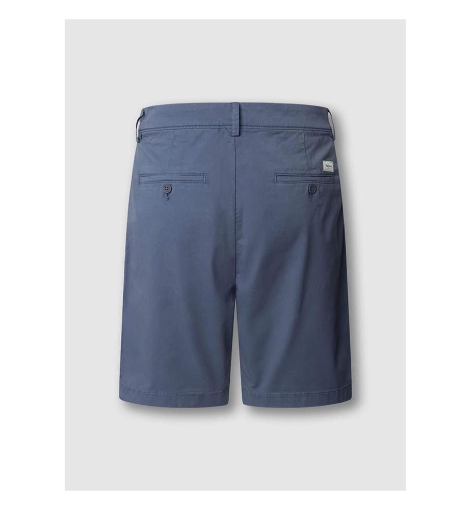 Reguläre Chino-Shorts - Gewaschenes Marineblau