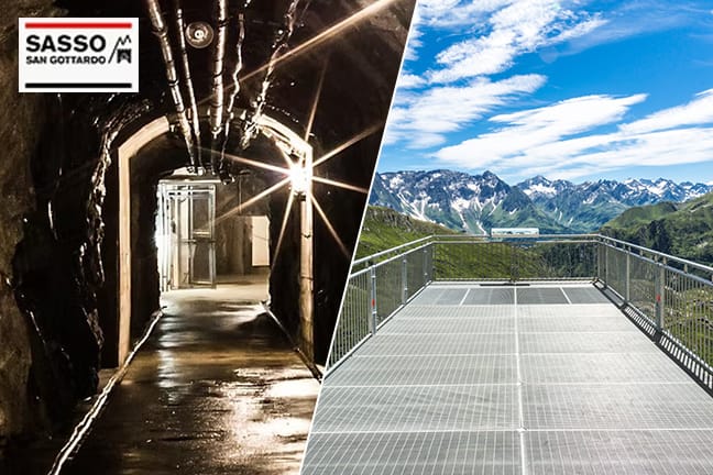 Grosser Rundgang in der Gotthardfestung Sasso San Gottardo