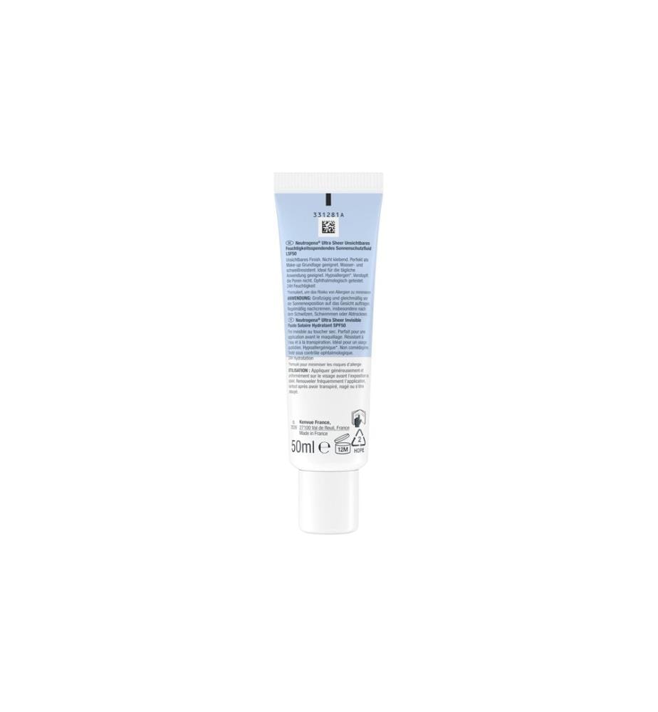 Neutrogena Fluide solaire Sheer LSF50 50 ml