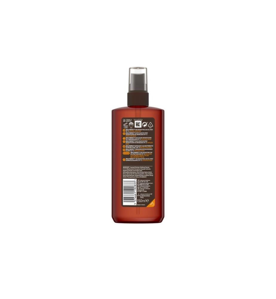 PIZ BUIN Sun Oil Tan & Protect SPF 15 150 ml