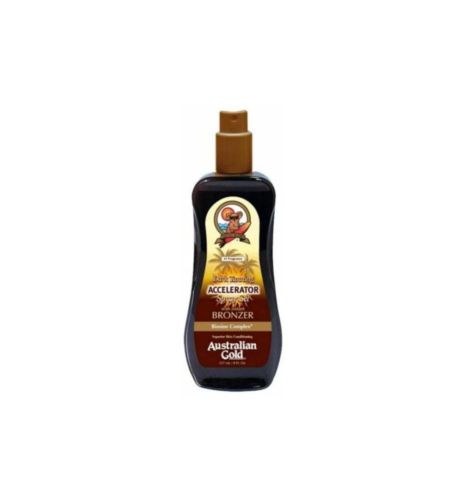 Australian Gold Dark Tanning Accelerator Spray Gel mit Bronzer 237 ml 237 ml