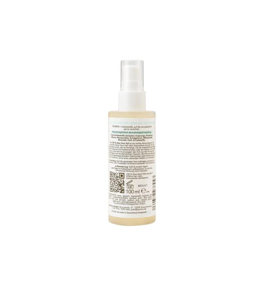 Jean & Len 100% Aloe Vera 100 ml