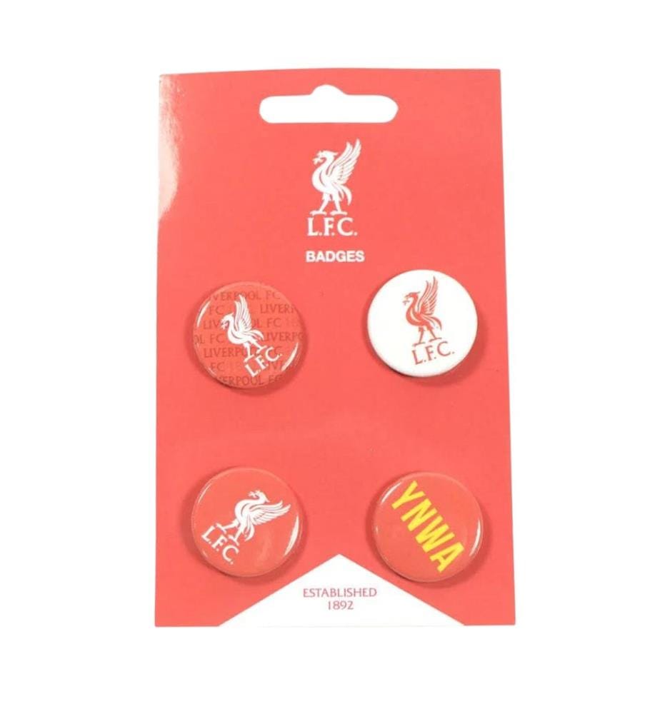 Liverpool FC - Abzeichen "YNWA" 4er-Pack Set