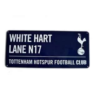 Tottenham Hotspur FC - Strassenschild, Metallic