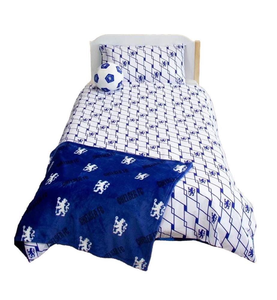 Chelsea FC - geometrisches Design Bettwäsche-Set Single