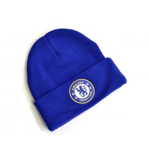 Chelsea FC Wappen Strick-Umschlagmütze