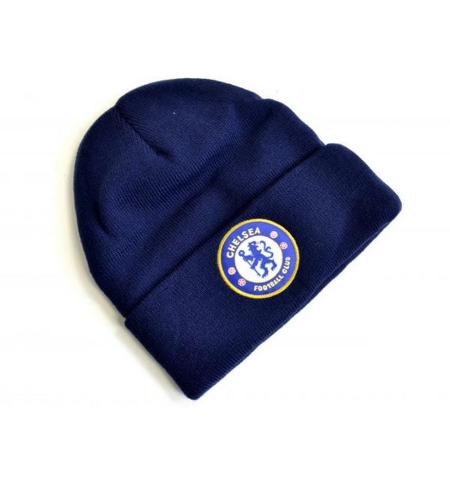 Chelsea FC Wappen Strick-Umschlagmütze