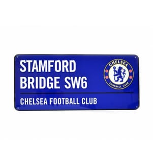 Chelsea FC Offizielles Fussball-farbiges Metallstrassenschild