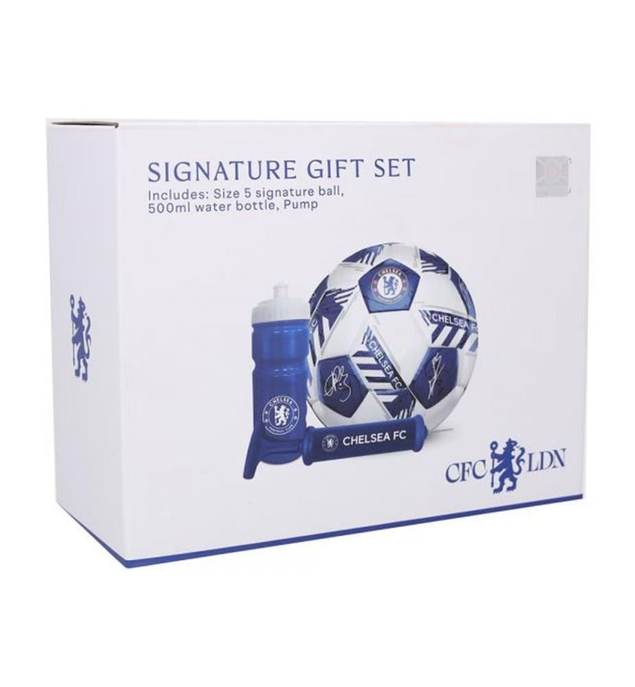 Chelsea FC - Geschenk-Set, mit Unterschriften