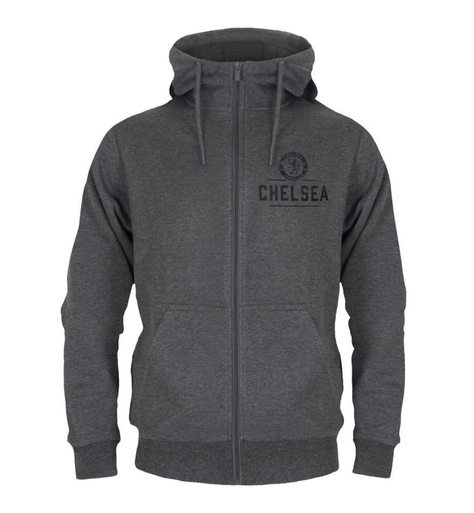 Chelsea FC - Hoodie mit durchgehendem Reissverschluss für Herren, Fleece