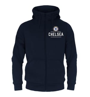 Chelsea FC - Hoodie mit durchgehendem Reissverschluss für Herren, Fleece