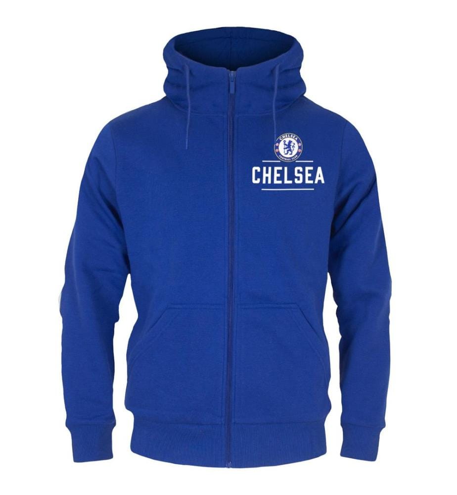 Chelsea FC - Hoodie mit durchgehendem Reissverschluss für Herren, Fleece