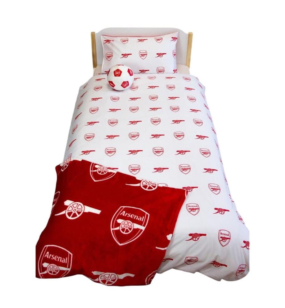 Arsenal FC - Blitz-Motiv Bettwäsche-Set Single