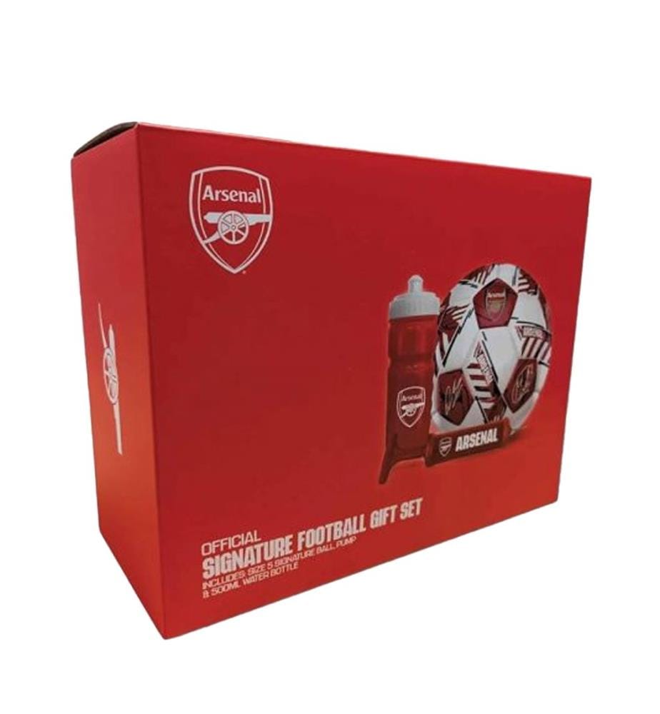 Arsenal FC - Geschenk-Set, mit Unterschriften