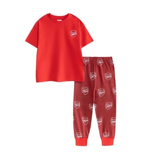 Arsenal FC - Schlafanzug mit langer Hose für Jungen, kurzärmlig