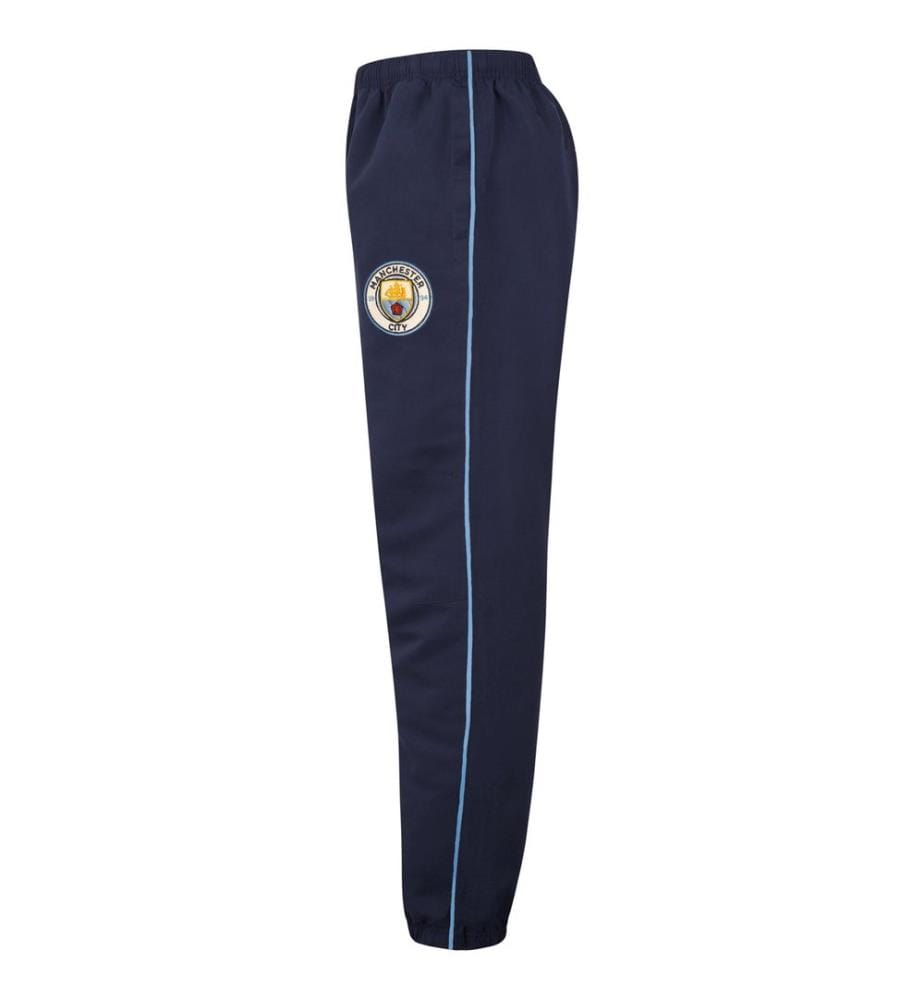 Manchester City FC - Ensemble de survêtement motif/style rayures contrastées - Garçon