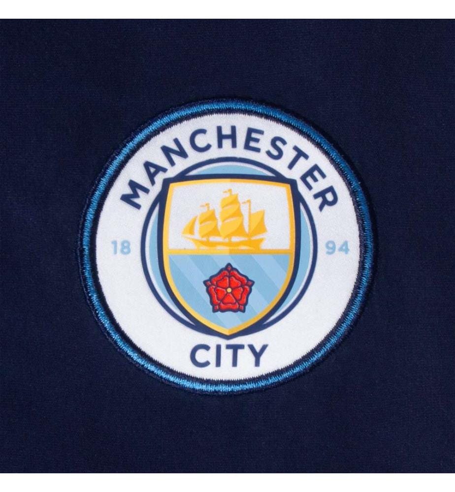 Manchester City FC - Ensemble de survêtement motif/style rayures contrastées - Garçon