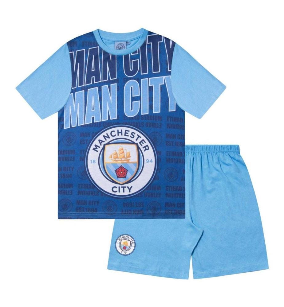 Manchester City FC - "De Bruyne 17" Schlafanzug mit Shorts für Jungen