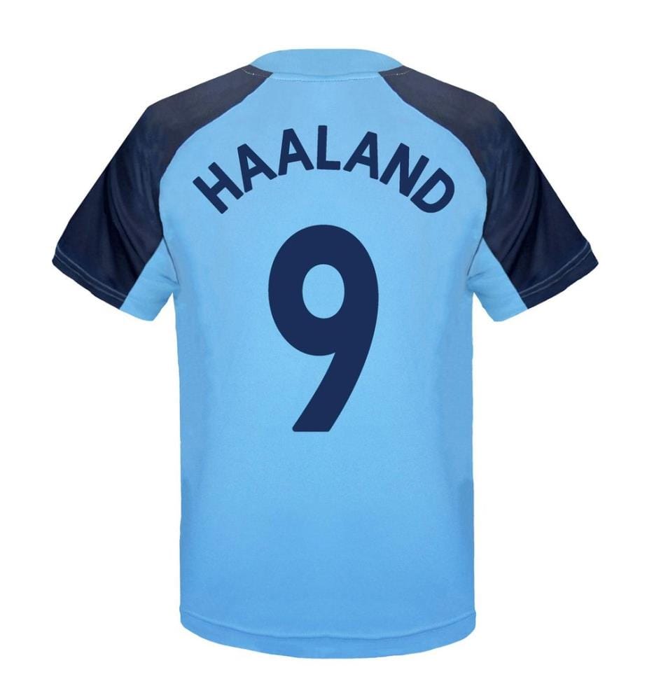 Manchester City FC - "Haaland" T-Shirt für Jungen, Polyester