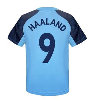 Manchester City FC - "Haaland" T-Shirt für Jungen, Polyester