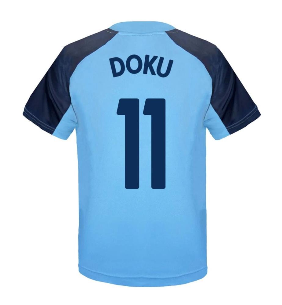Manchester City FC - "Doku 11" T-Shirt für Jungen, Polyester