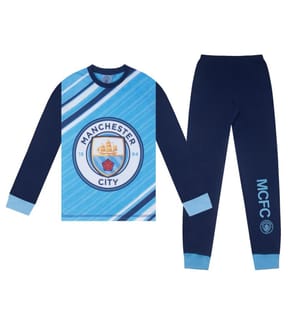 Manchester City FC - "Erling Haaland 9" Schlafanzug mit langer Hose für Jungen