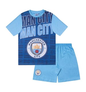 Manchester City FC - Schlafanzug mit Shorts für Jungen