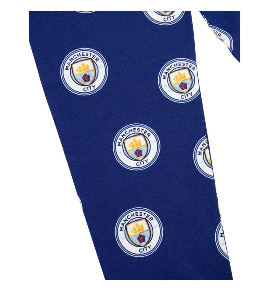 Manchester City FC - Schlafanzug mit langer Hose für Jungen, kurzärmlig