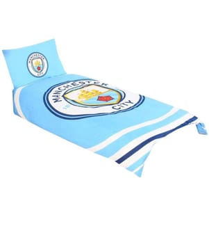 Manchester City FC Pulse Bettwäsche Set, Einzelbett |Einheitsgrösse|