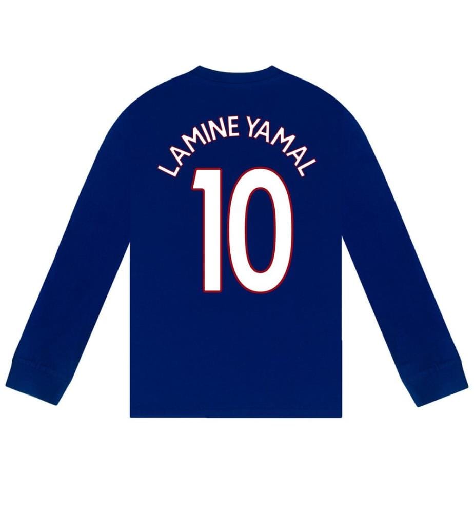 FC Barcelona - "Lamine Yamal 10" Schlafanzug mit langer Hose für Jungen