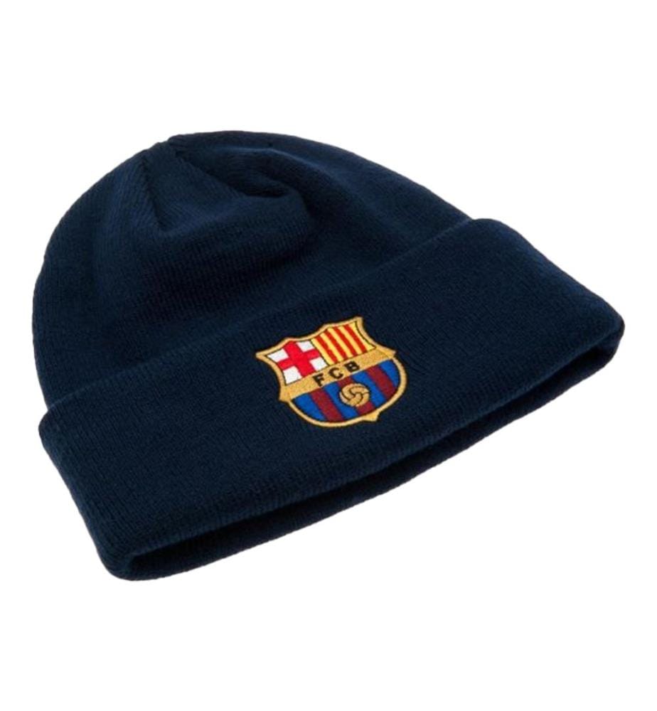 Barcelona FC - Mütze für Herren/Damen Unisex, Umgekrempelter Umschlag, Jerseyware