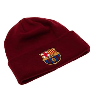 Barcelona FC - Mütze für Herren/Damen Unisex, Umgekrempelter Umschlag, Jerseyware