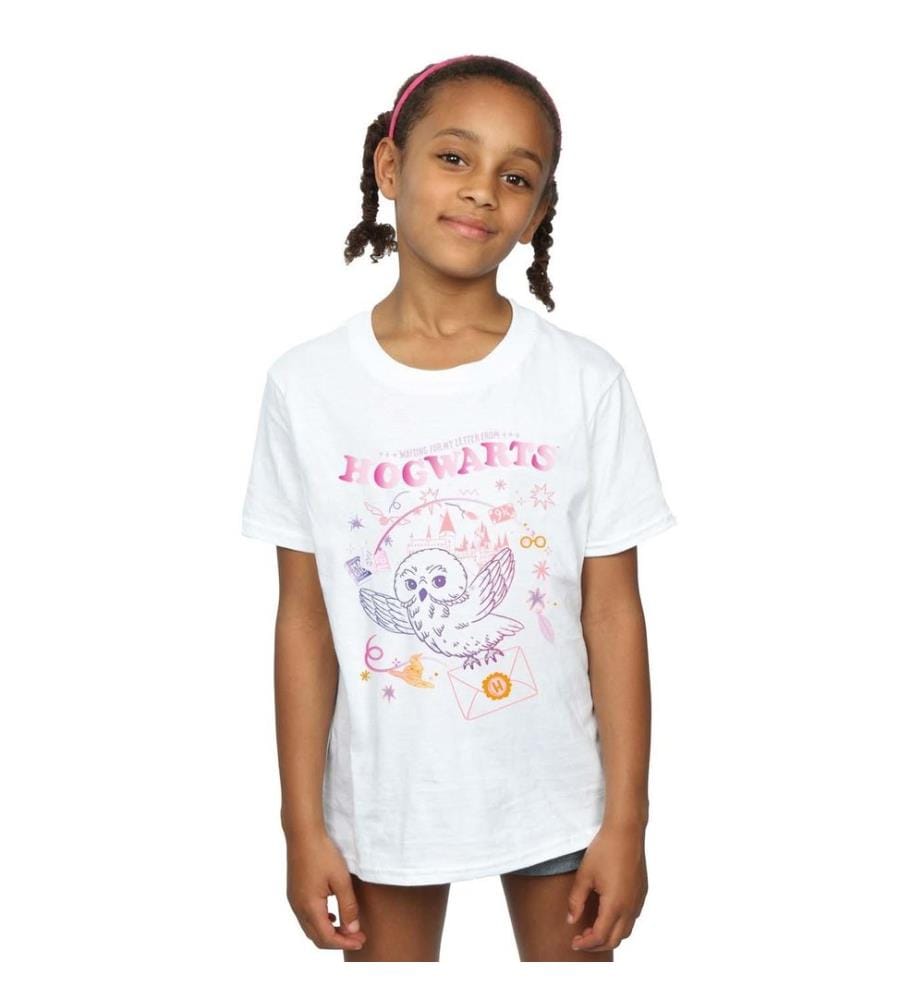 Harry Potter - T-shirt en coton motif/style chouette - Fille