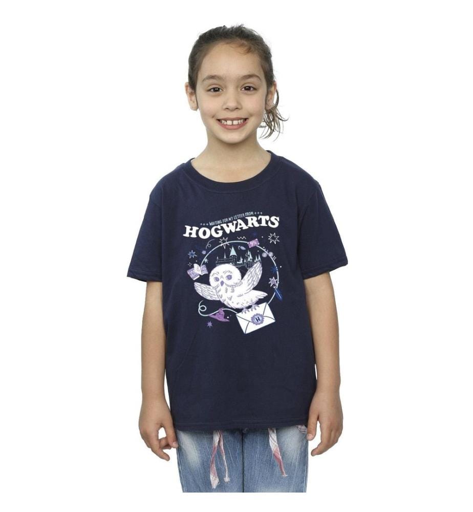 Harry Potter - T-shirt manches courtes motif/style chouette LETTER FROM HOGWARTS - Fille